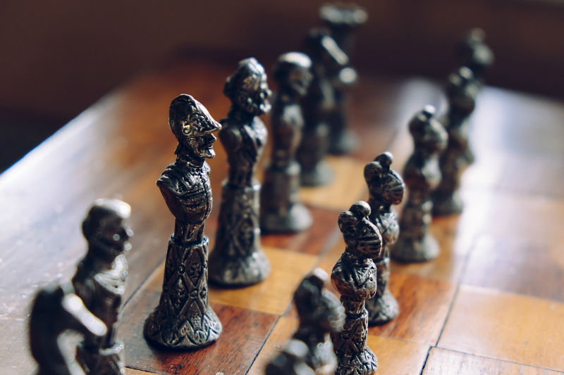 tablero ajedrez figuras