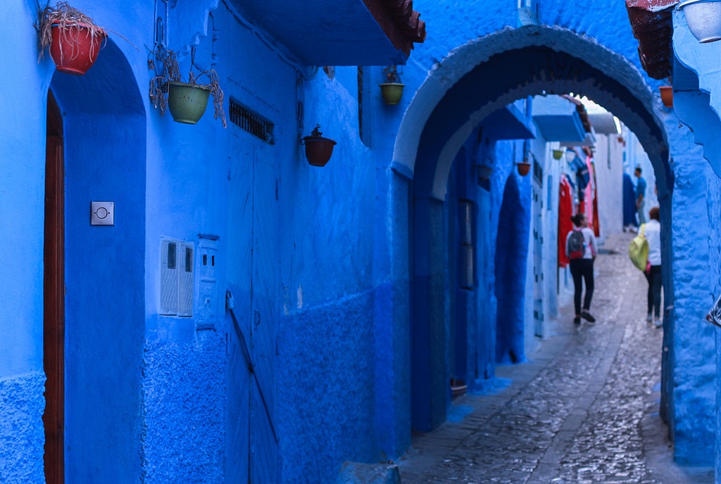 ciudad azul marruecos